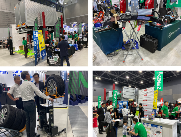 オートアフターマーケットの会場の写真