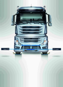 大型車用カメラ方式 アライメントシステム  トラックカム