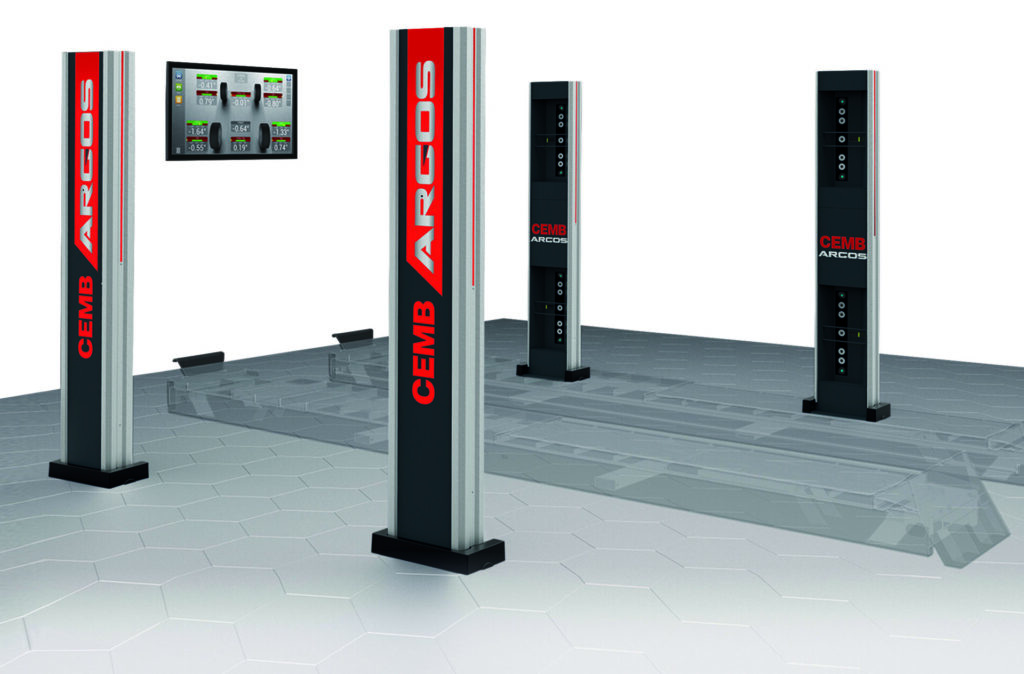 タッチレスホイールアライメントテスター