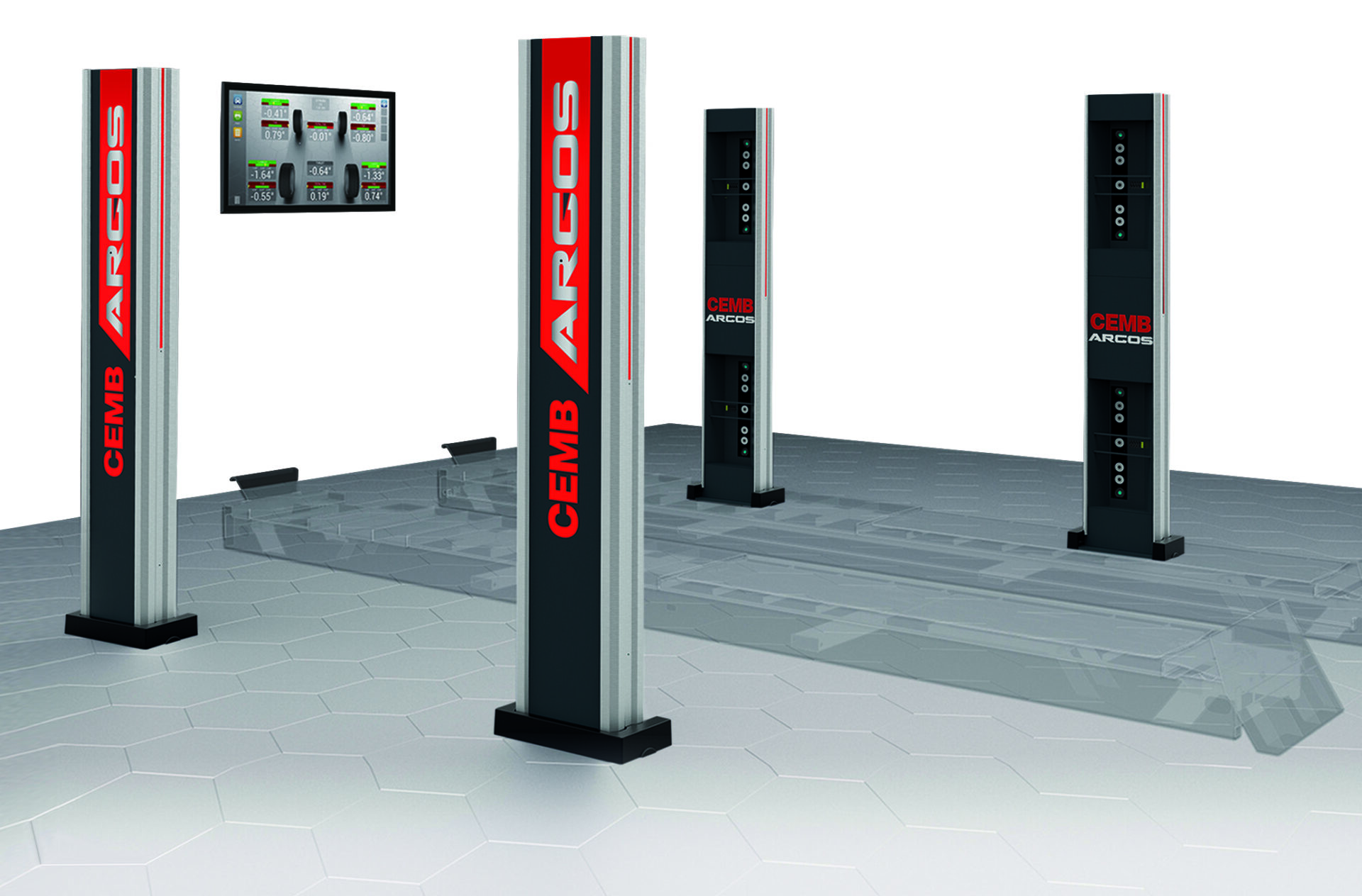 商品写真：タッチレスホイールアライメントテスター