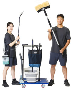 大型車用洗車省力化ツール