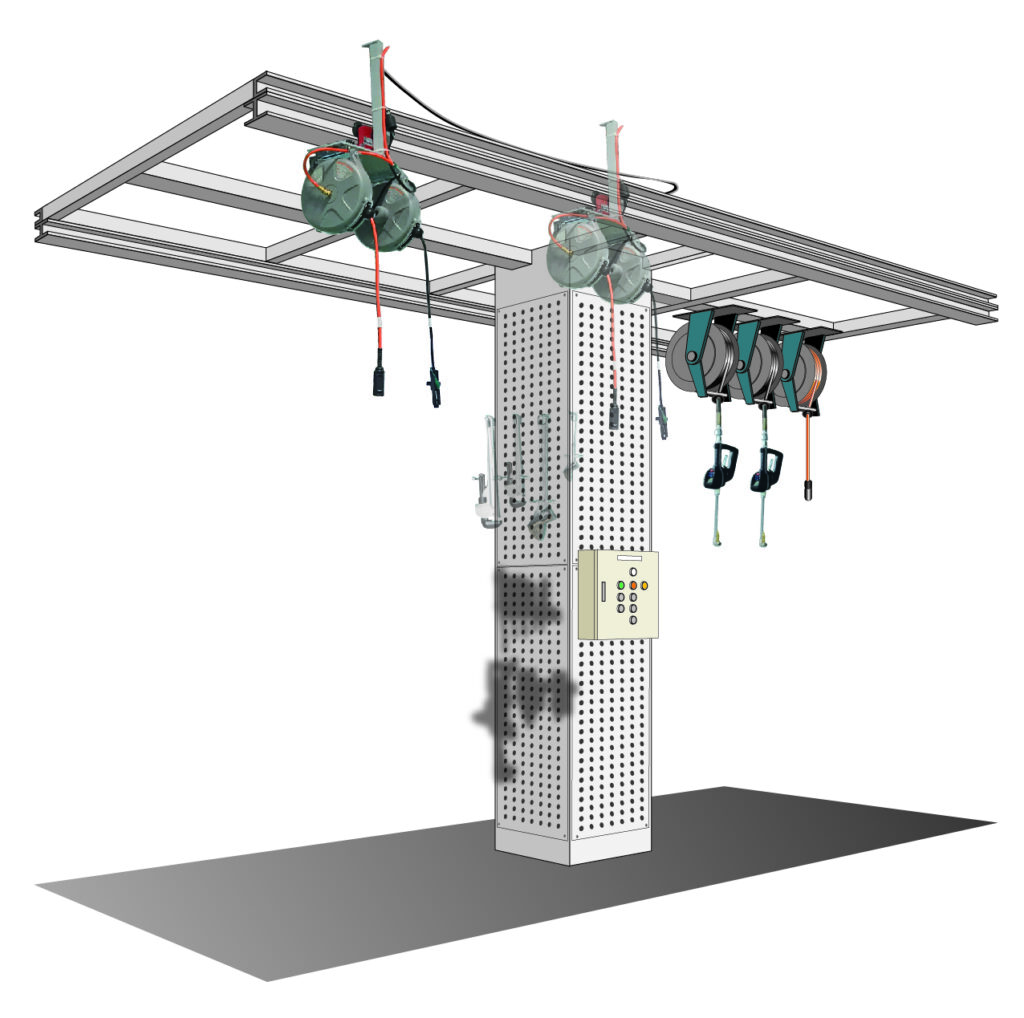 自立式リール架台