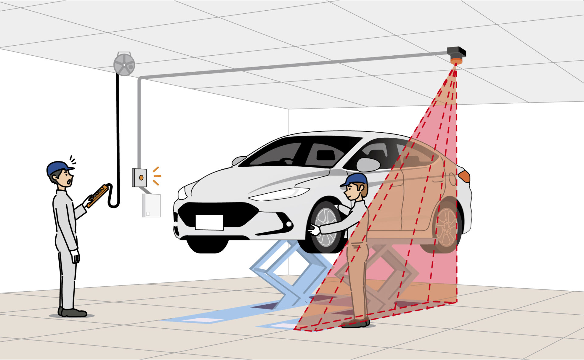 商品写真：リフト挟まれ防止センサー