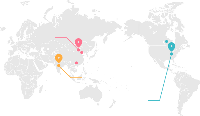 安全グループ・関連会社地図